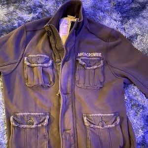 ABERCROMBIE & FITCH ZIP UP SWEATER